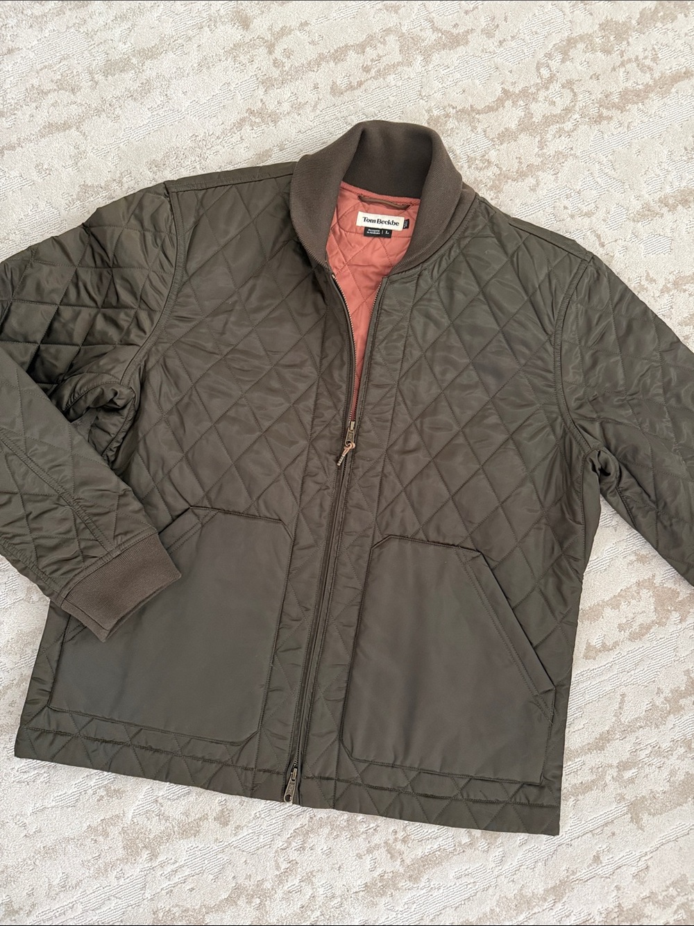 Tom Beckbe NEW Logan Bomber jacket- Men’s large